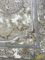 فرش ورساچه جدید 1200 شانه طرح ماهساره رنگ بژ
