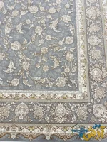 فرش کاشان افشان فیلی زرین 1200شانه کاشان