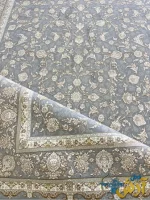 فرش کاشان طرح افشان فیلی زرین 1200شانه