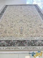 فرش افشان 1200شانه طرح آذین بژ کاشان