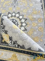 فرش طوسی طلایی 700 شانه برجسته شادمهر