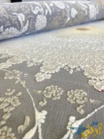 فرش فیلی طلایی برجسته 1200شانه طرح چهل ستون
