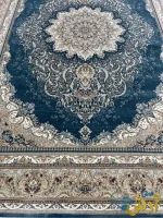 فرش آبی 1200 شانه دلوین کاشان