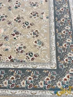 فرش افشان بژ 1200 شانه گلستان کاشان