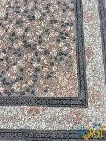 فرش افشان طوسی 700شانه ارزان قیمت طرح سیمین