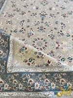 فرش طرح افشان بژ 1200 شانه گلستان