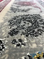 فرش لاکی 1200شانه طرح چهل ستون کاشان
