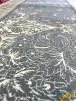 فرش لاکی مدرن و جدید کاشان 1200 شانه طرح کارن