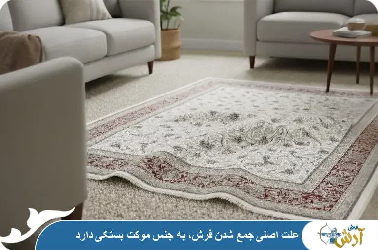 علت اصلی جمع شدن فرش روی موکت
