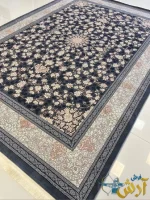 فرش افشان سرمه ای 700 شانه ارزان قیمت سیمسن