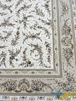 فرش افشان سفید 1500شانه کژال کاشان
