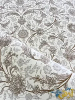 فرش سفید طلایی افشان 1200 شانه زرین