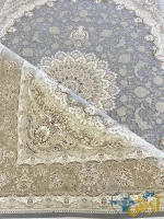 فرش فیلی گل برجسته 1200 شانه طرح نیکا