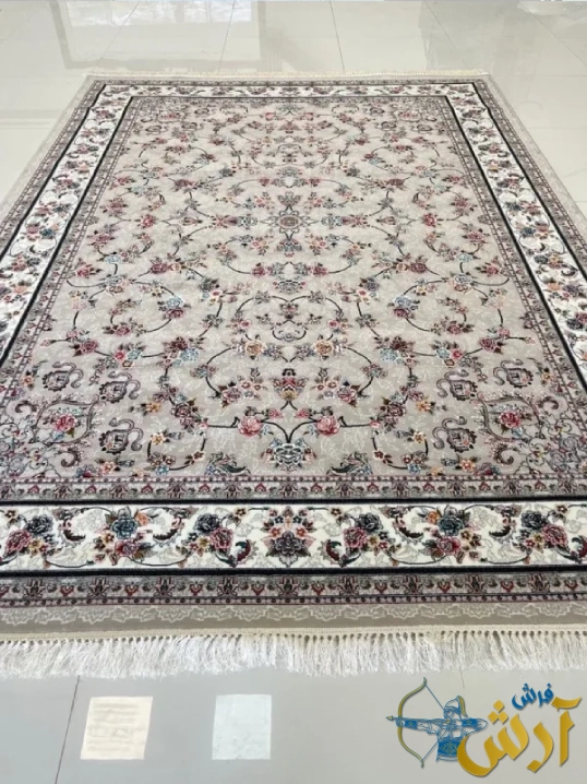 فرش کاشان طرح افشان فیلی گیلدا 700 شانه